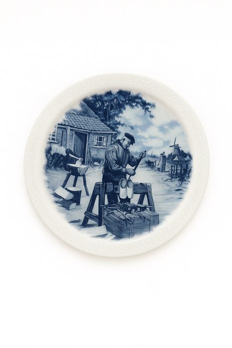 Винтидж порцелан Делфт 1950 1970 колекционерска ръчна украса