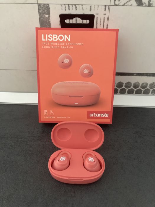 Безжични слушалки Urbanista - Lisbon, TWS, оранжеви