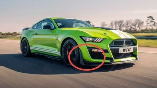 Ford Mustang страничен спойлер за GT500 броня