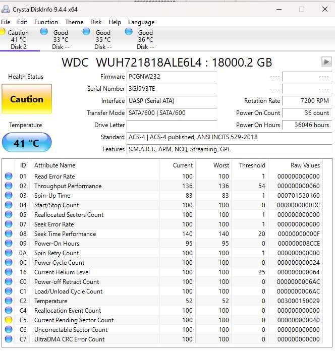 HDD Enterprise Ultrastar DC HC550 18TB 3.5" SATA 6Gb 7200 RPM 512MB