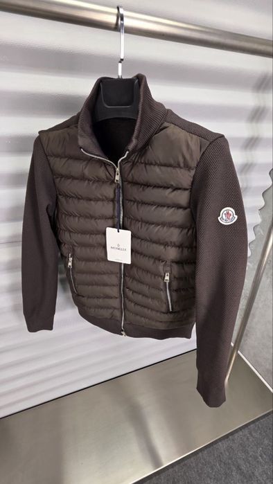 Мъжко яке Moncler – плетени ръкави, няколко цвята