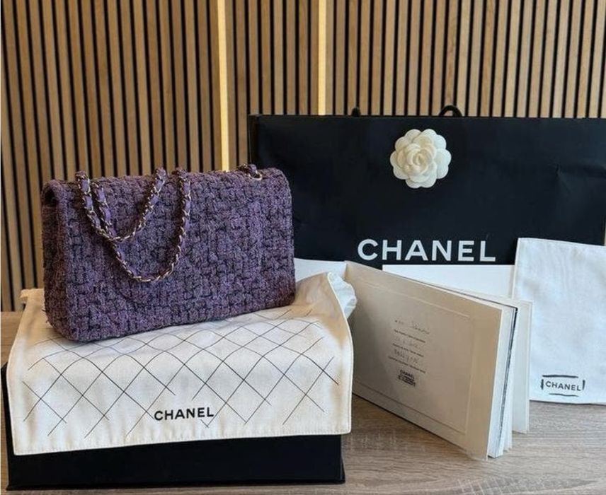 Chanel Tweed Flap Bag