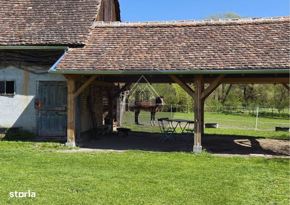 Casă săsească, în Transilvania
