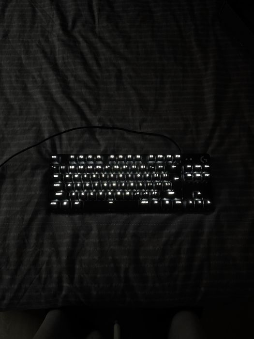 Механична клавиатура Logitech G413 TKL SE Tactile LED (черна)
