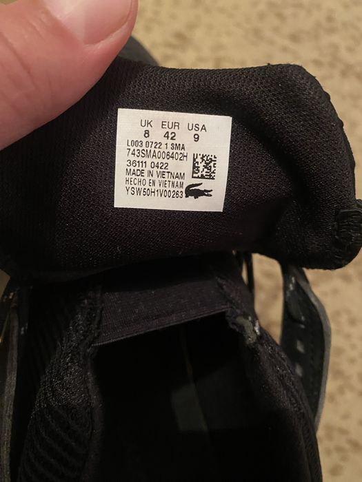 Кроссовки lacosta оригинал