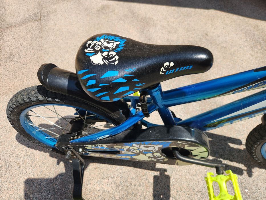 Bicicleta copii 16 inch albastra