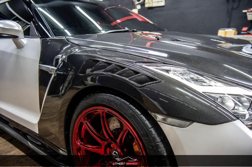 Ornamente Aerisiri Ventilatie Nissan GTR 35 Carbon Aripi Prize Aer