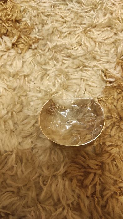 Широка дамска златиста гривна от медицинска стомана! - Чисто нова!