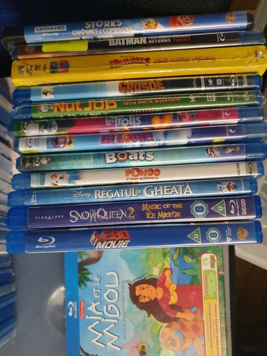 Filme si desene animate pe bluray