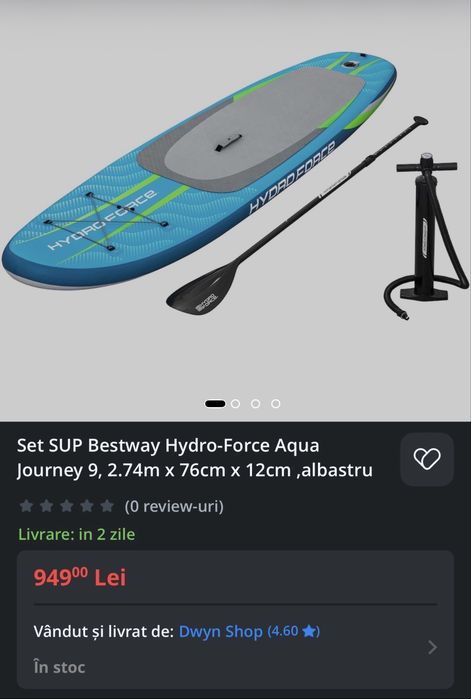 Placa SUP Hydro-Force aqua 2.74 m