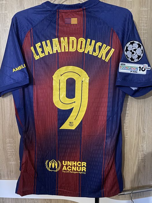 Tricou fotbal FC Barcelona Lewandowski