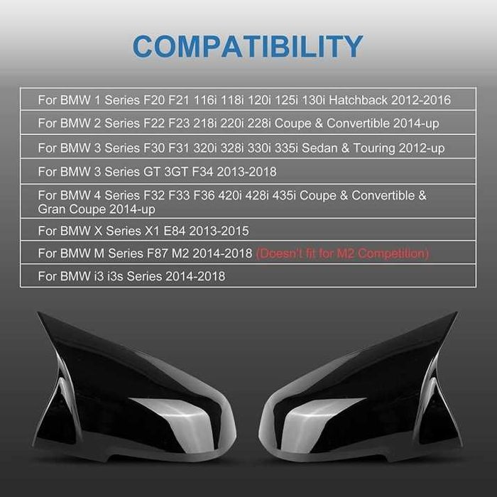 Batman М Style капаци за странични огледала за BMW F31 F32 F33 F34 F36