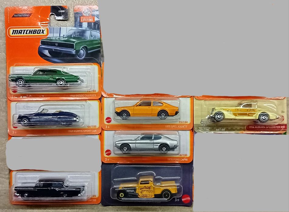Метални нови колички Мачбокс/Matchbox 1:64