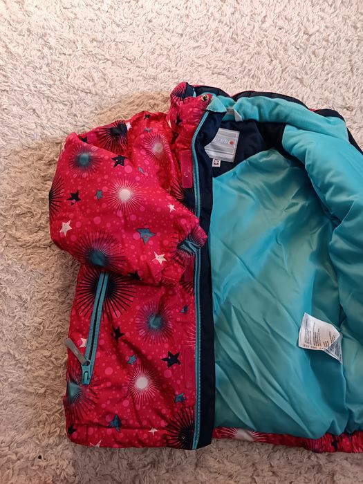 Детско Зимно яке за момиче размер 104см