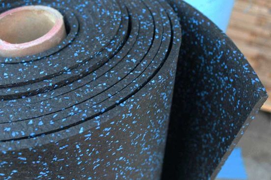 Каучукова Подова Настилка за Фитнес + 20% EPDM 6 мм | Ролка - 12 кв.м