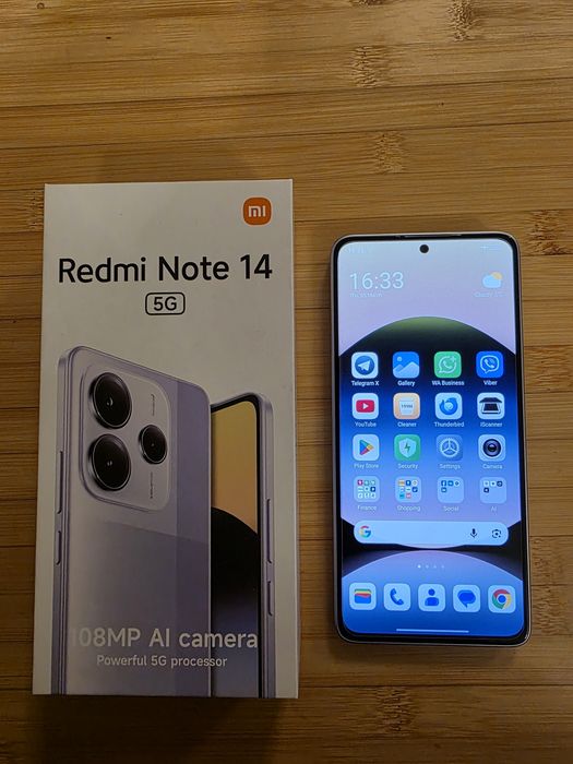 Смартфон GSM XIAOMI REDMI NOTE 14 PURPLE 6.67 ", 128 GB, RAM 6 GB, 108
