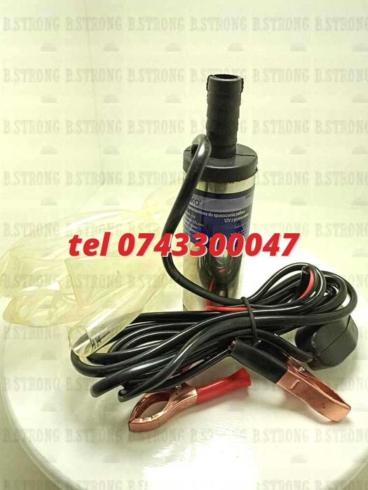Pompa Electrica Transfer Combustibil Submersibila 12v