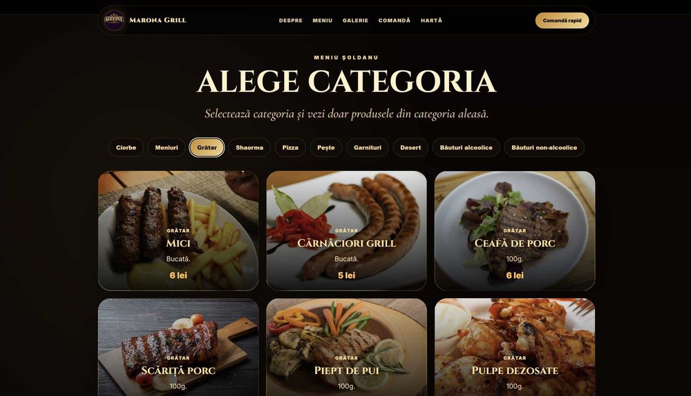 Realizez site-uri de prezentare pentru afaceri locale