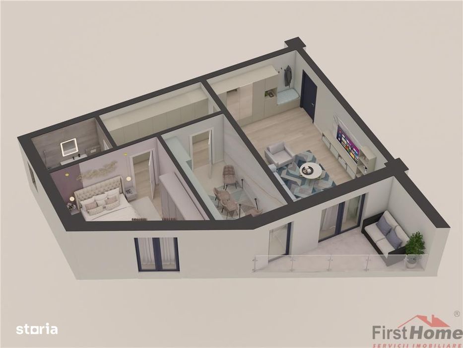PARK LUXURY RESIDENCE, Apartament 2 camere,zona  Parcul Balcescu