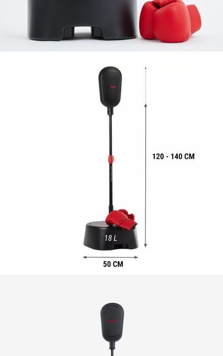 Set Punching Ball si manusi de box 4Oz Copii