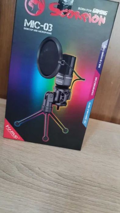 Професионален стрийминг микрофон Marvo MIC 03