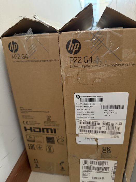 Мониторы HP 21.5 inch Diagonal