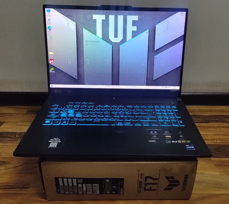 Asus TUF.Core i9 13900h/RTX4060 8gb/17"2k IPS 240Hz/16gb ОЗУ/512gb ssd