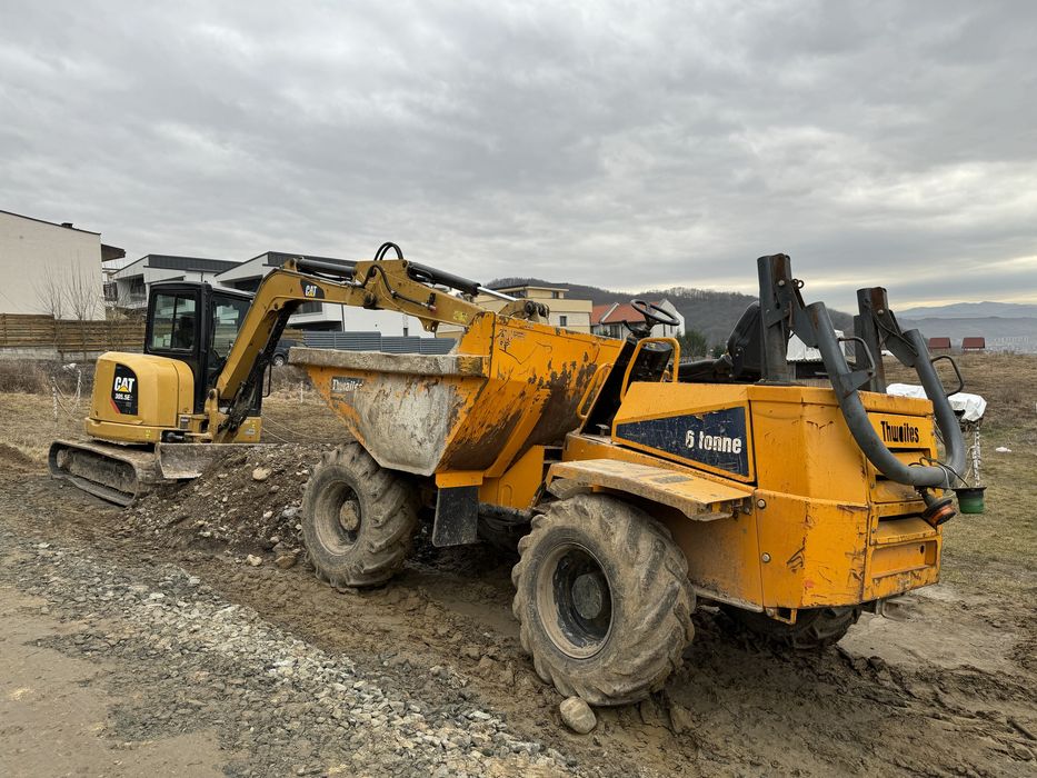 Inchiriez Mini excavator dumper macara bascula bobcat de inchiriat