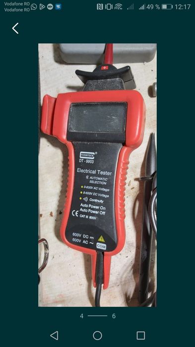 Kyoritsu 4105 digital tester electricitate Fluke