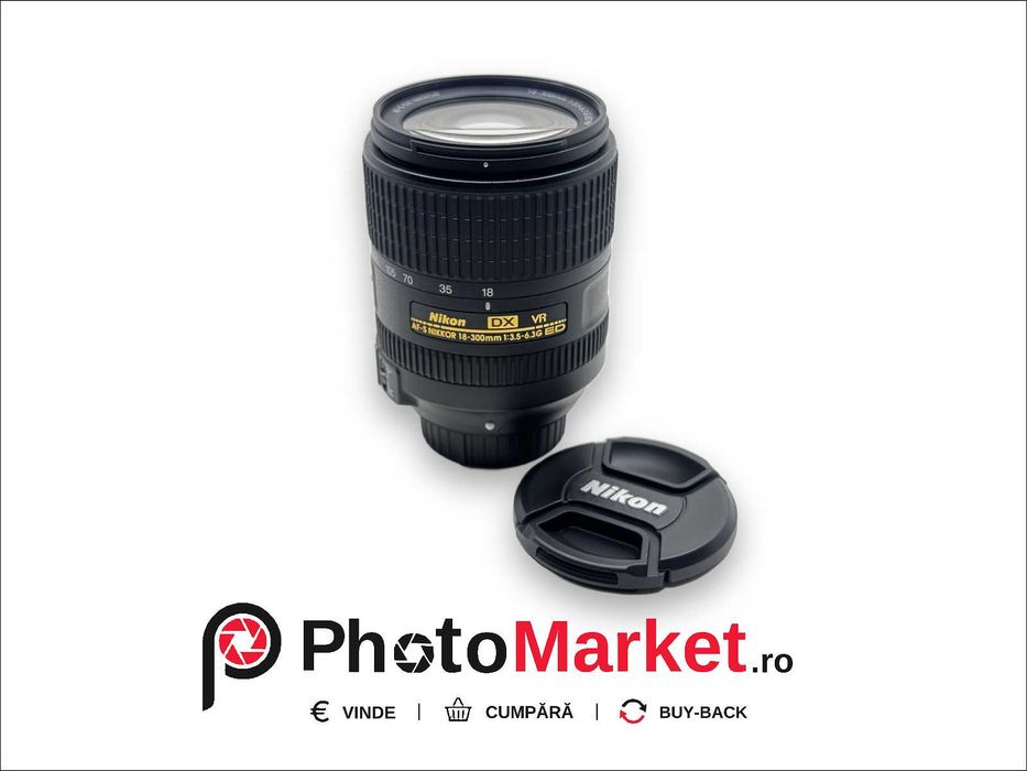 Nikon AF-S DX 18-300mm f/3.5-6.3G ED VR - Factura + Garantie