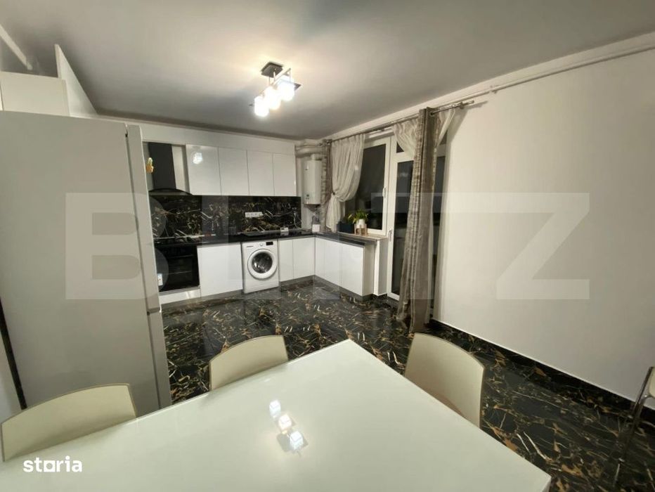 Apartament 2 camere mobilat si utilat de 54 mp, parcare inclusa, zona