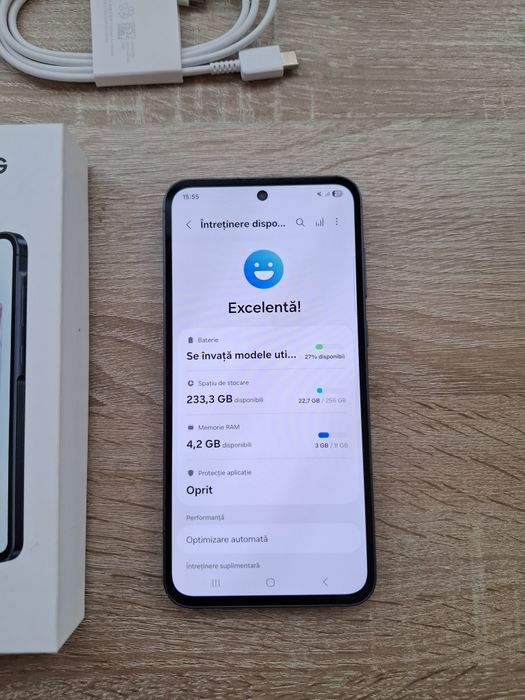 Samsung A55 5G 8/256GB Memorie CA NOU!