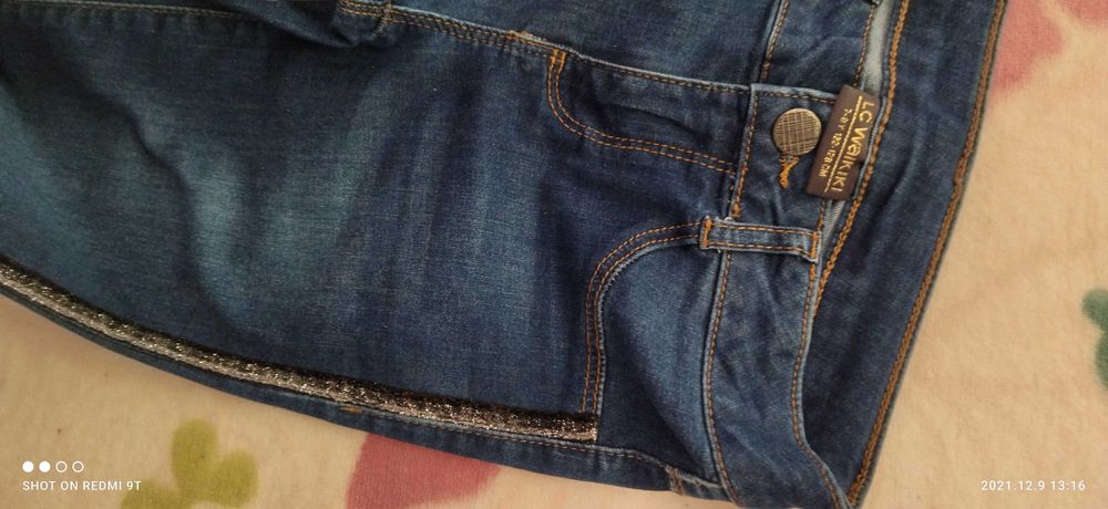 Дънки за момичета размер 116/122 и 122/128