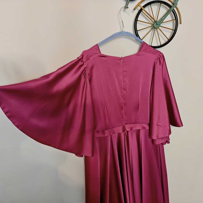 Rochie lungă de ocazie, realizată pe comandă – mărimea 50–52
