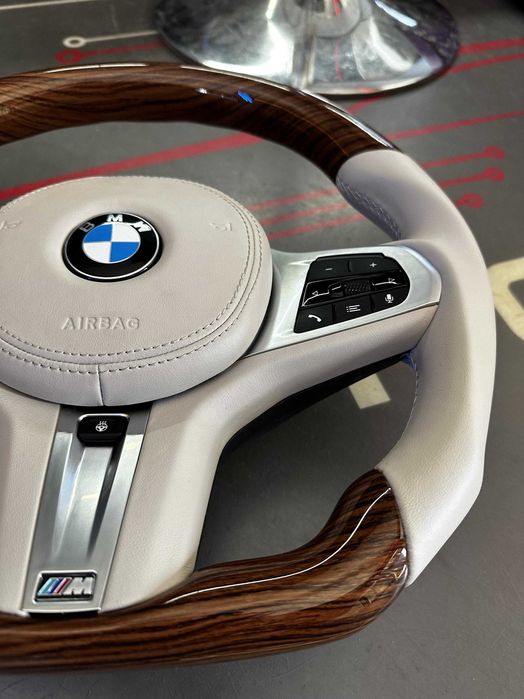 Volan BMW- Lemn - Custom - Incalzire - TJA - Vibratii - Seria G