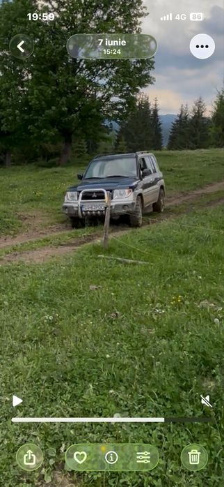 Vând Mitsubishi Pajero Pinin, benzina 2.0