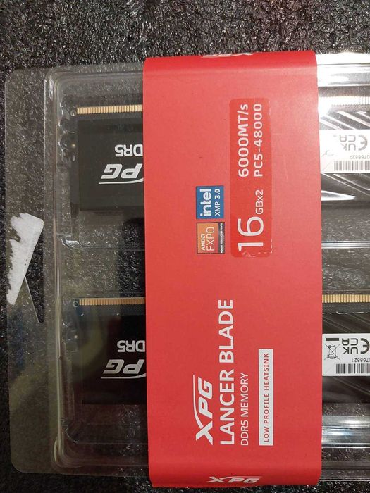 32GB DDR5 6000MT/s CL48 - ADATA XPG Lancer Blade - EXPO, XMP (НОВИ)