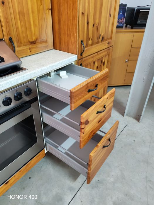 Bucătărie 260 cm Utilată Lemn Masiv - Mobila Germania