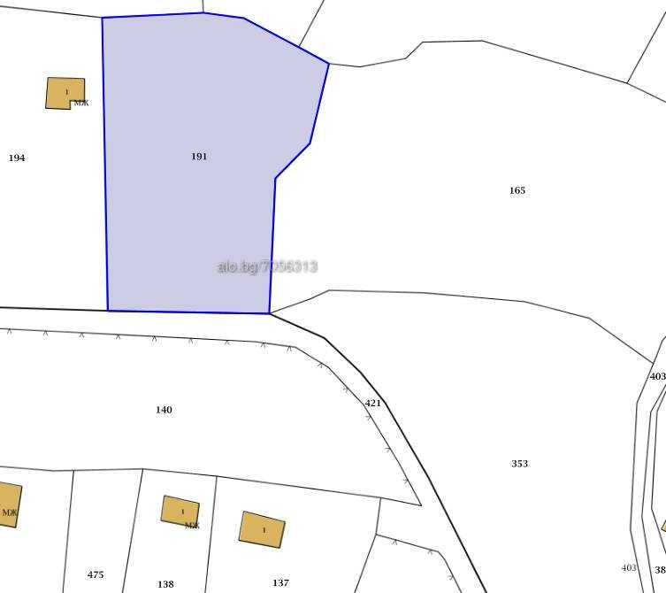 Парцел гр.Севлиево  1500 кв м местност Крушевски баир,южен