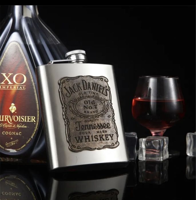 манерка за алкохол JACK DANIELS подаръчна неръждаема стомана 266 мл