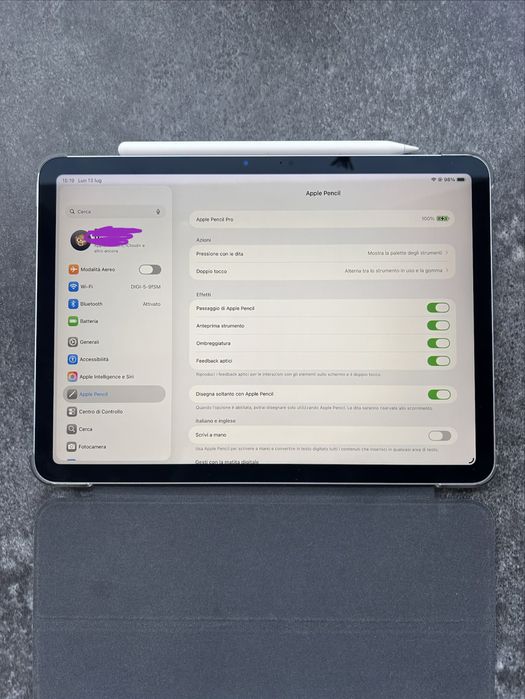 Ipad air M3 11 cu apple pencil pro
