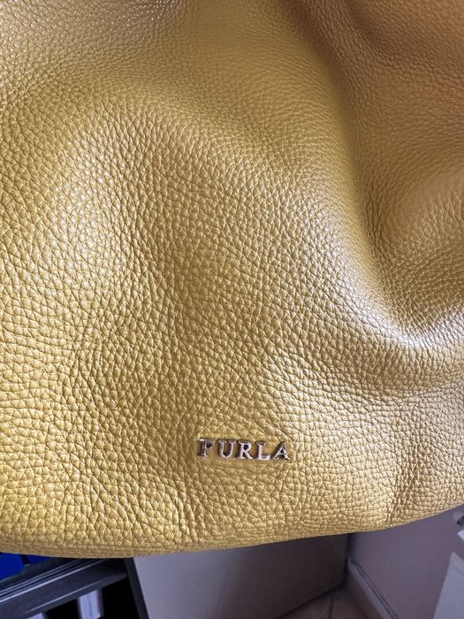Furla чанта естествена кожа