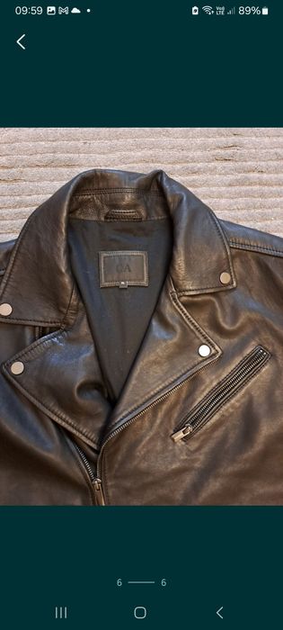 Geaca de piele biker H&M,XL