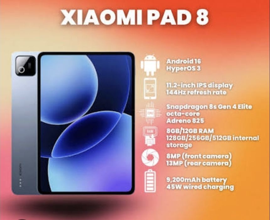 XIAOMI PAD 8 + клавиатура
