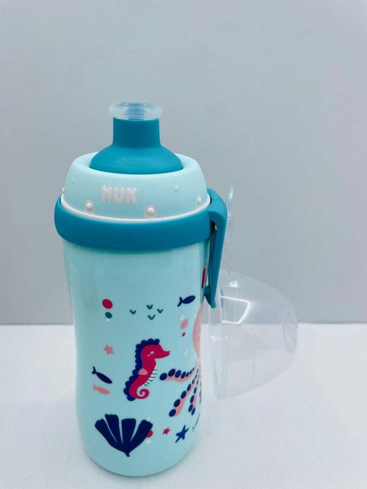 Cana NUK Junior cu capac push-pull, 300 ml, 18+ luni