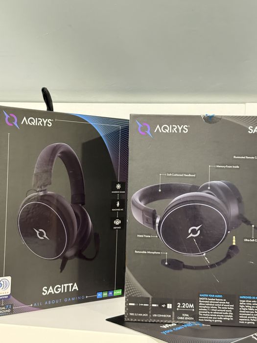 Casti AQIRYS Sagitta USB NOI