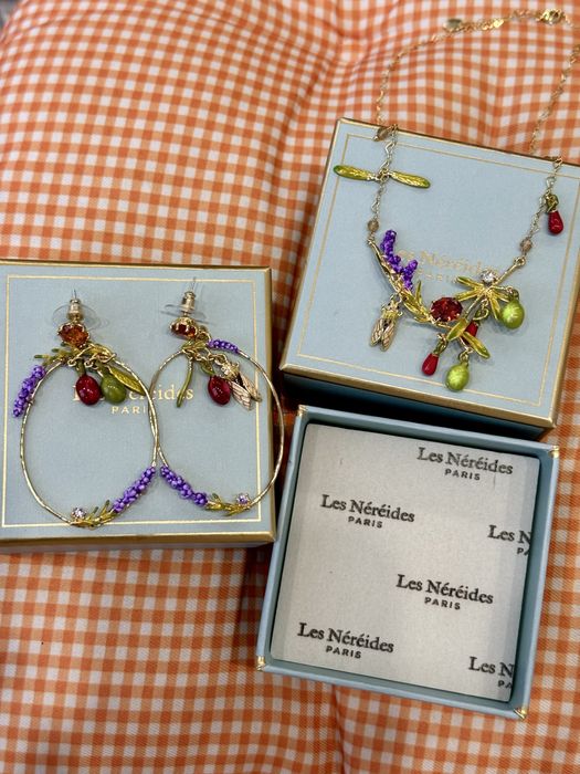 Набор серьги и колье Les Nereides