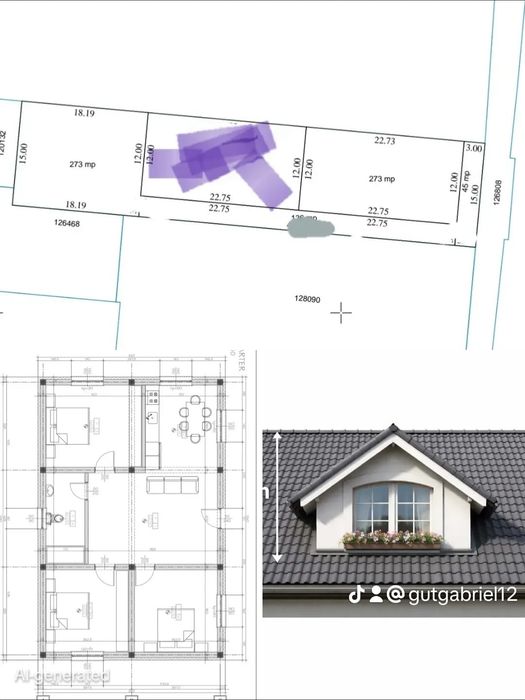 Vând teren suprafață 300m