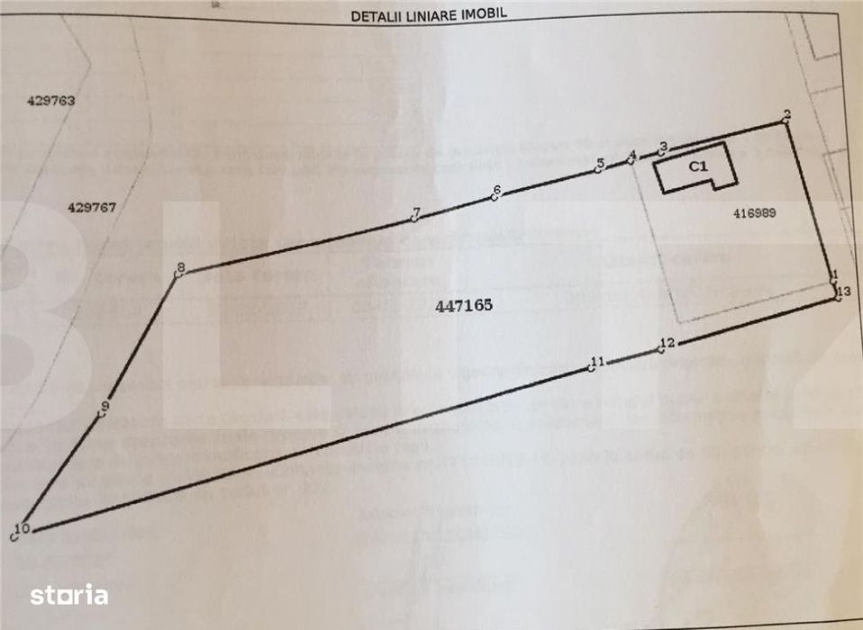 Teren si casa de vanzare, 6263 mp, zona Plopi
