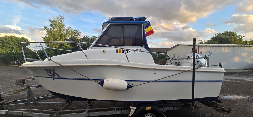 Bellingardo Cabin Fish 550 – barcă cabinată, ideală pentru pescuit și agrement